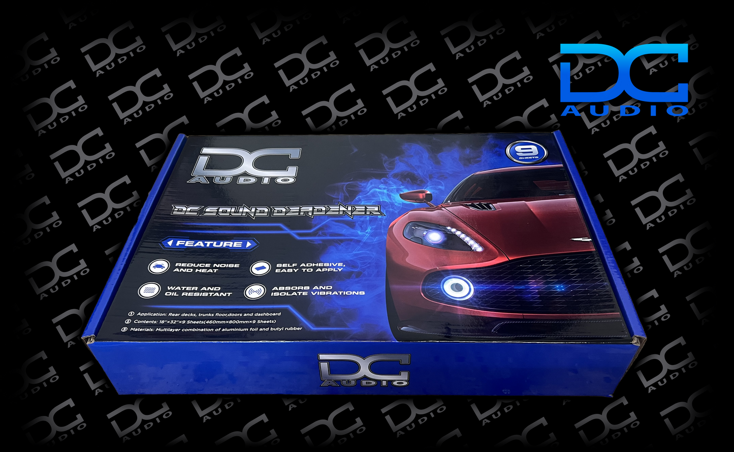 DC Audio Sound Deadener 2.2mm thick 72SF (double-box)