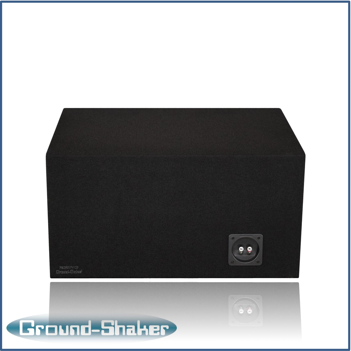 BLACK 10" 30-Hz SINGLE COMPETITION PORTED SUB BOX