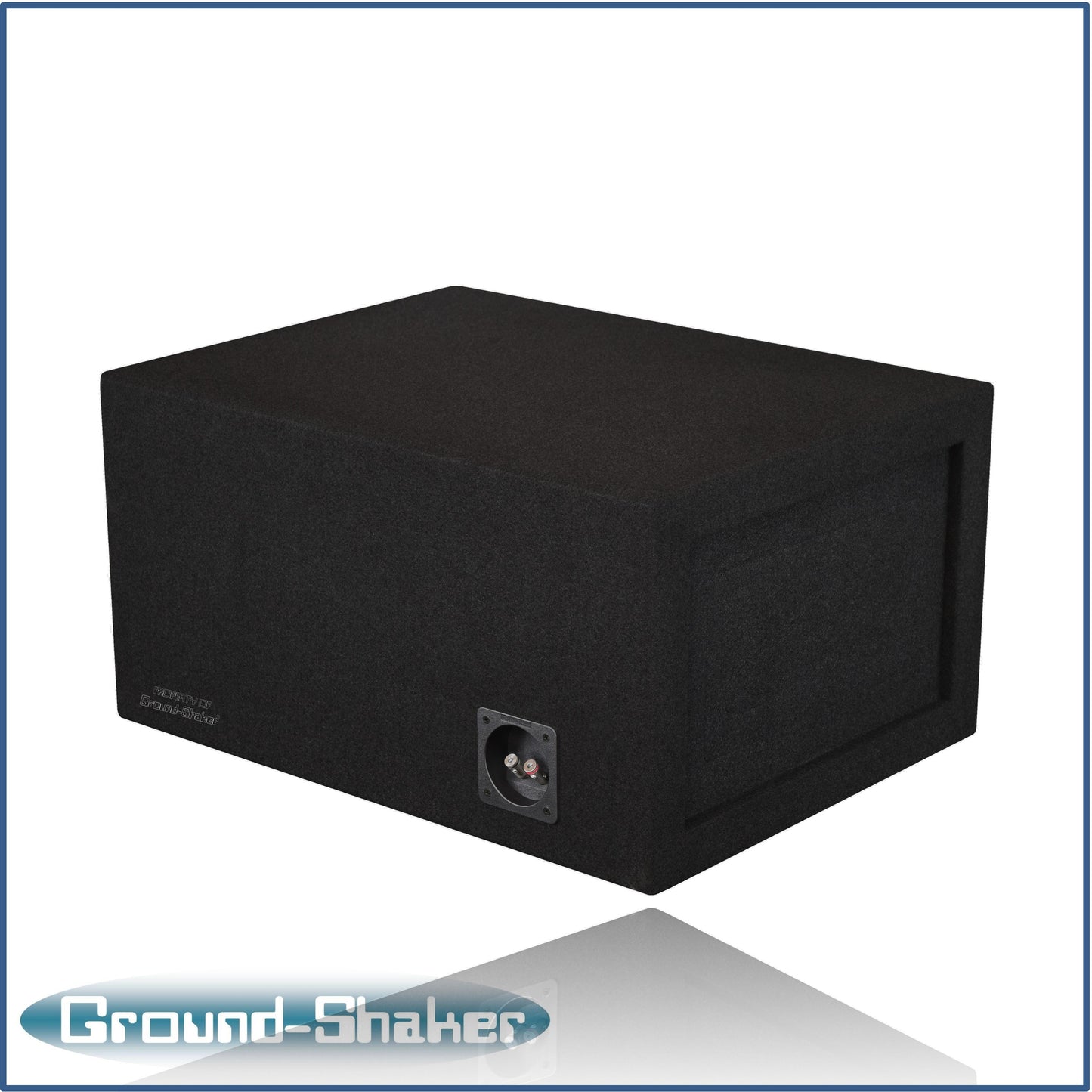 BLACK 10" 30-Hz SINGLE COMPETITION PORTED SUB BOX