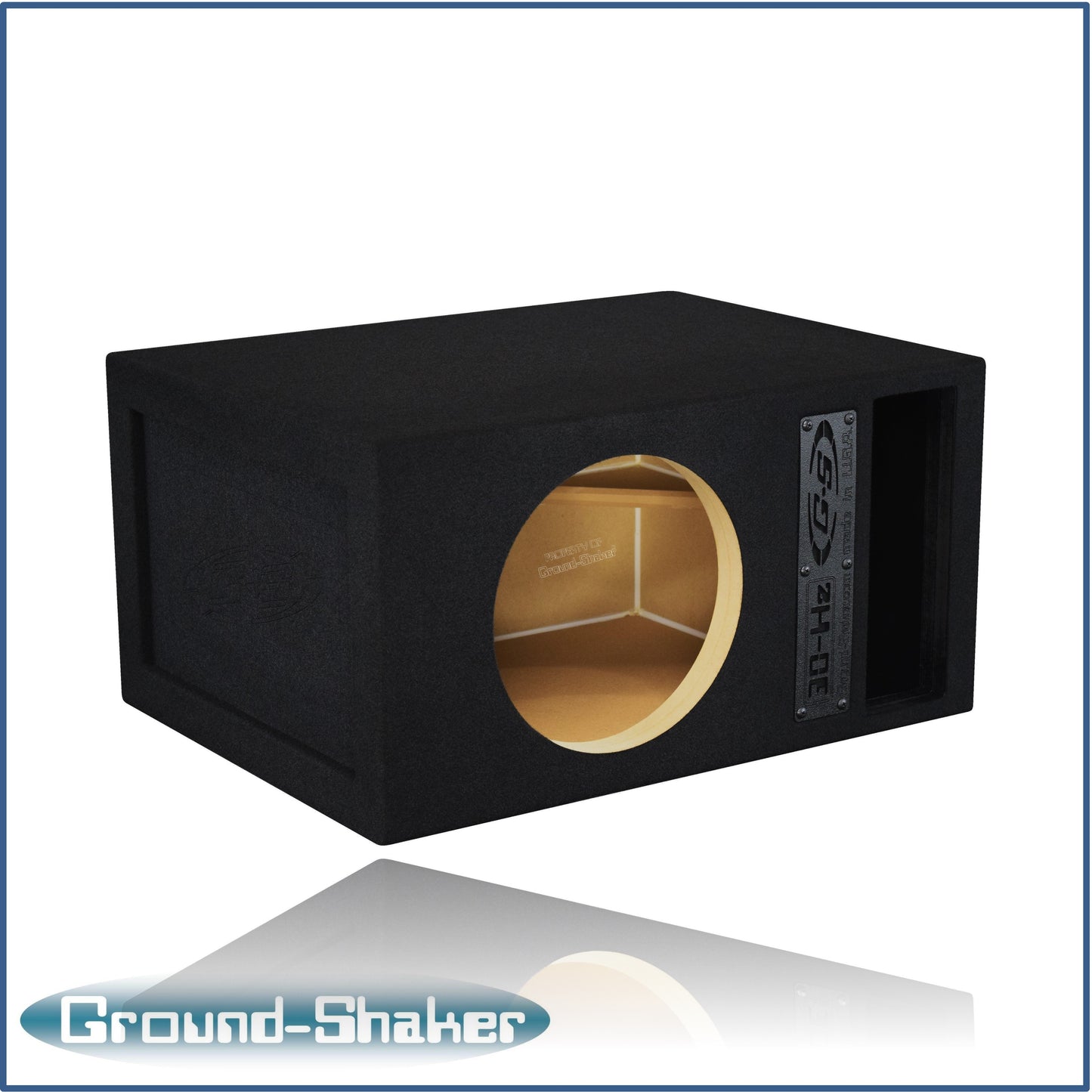 BLACK 10" 30-Hz SINGLE COMPETITION PORTED SUB BOX