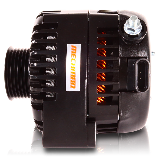 Chevy Astro Van 6 Phase 87-95 320 amp alternator Black