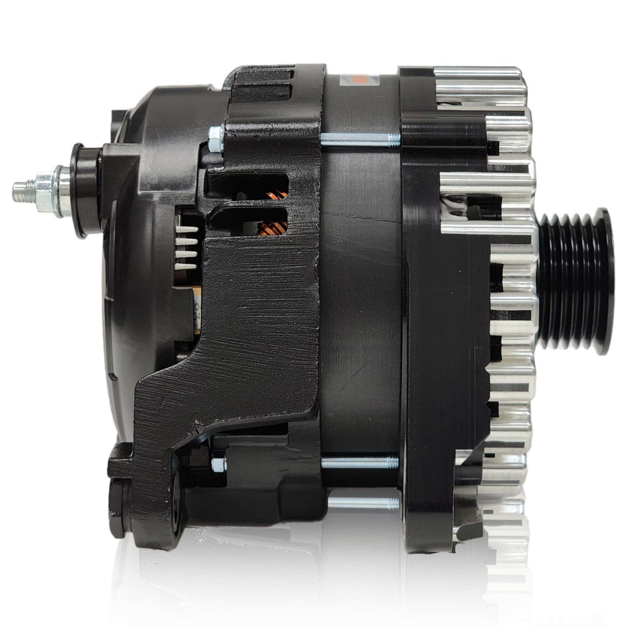370-amp Billet high output alternator for Ram-Hemi
