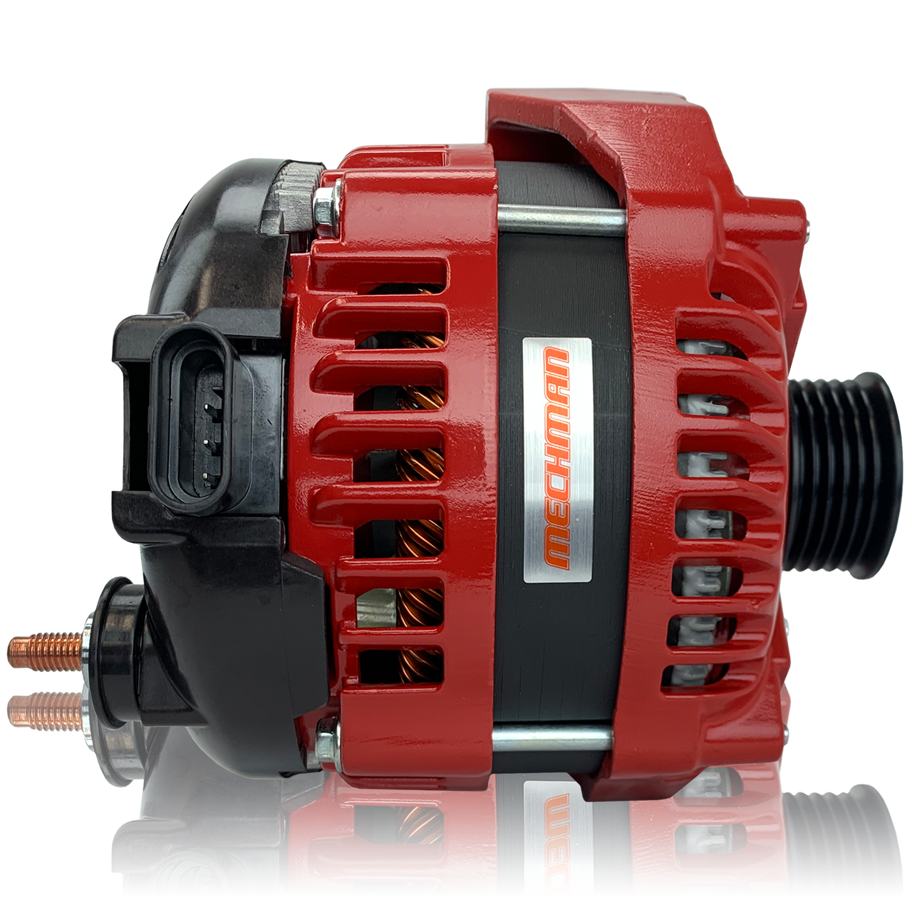 GM Truck 1996-2004 4.3L 4.8L 5.3L 5.7L 6.0L 400 Amp high output alternator Red