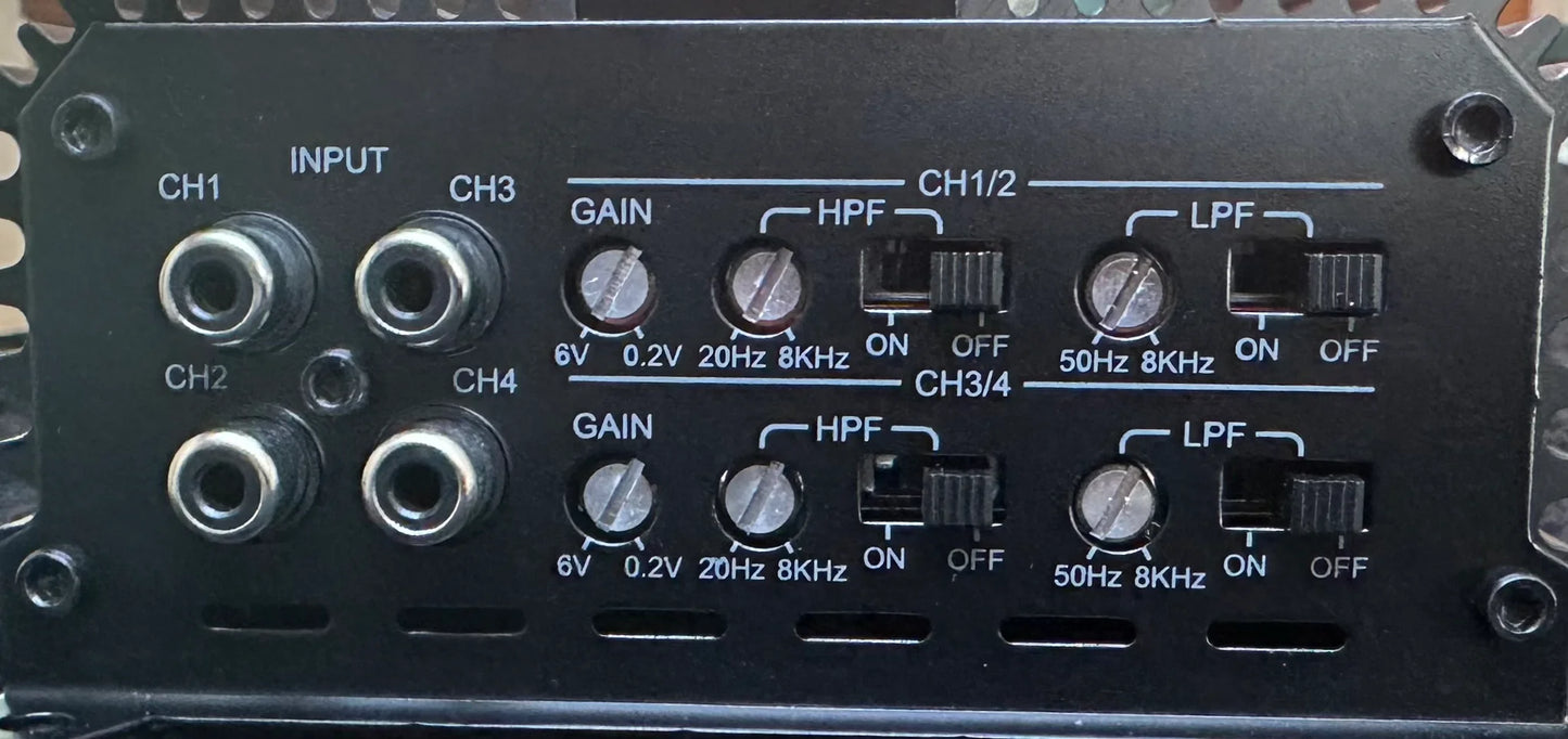 Ruthless Audio 800.4M Micro Amplifier 4 Channel