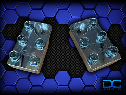 DC Audio 5FLT-ALU 5 Lug Aluminum Battery terminals (bolt down style)