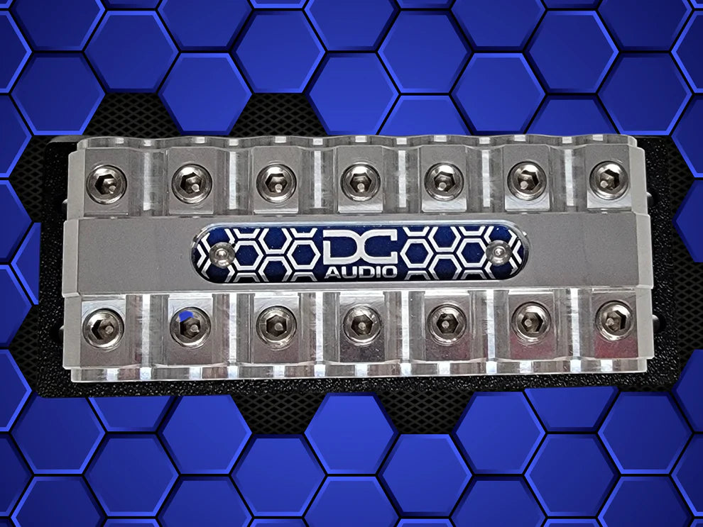 DC Audio "LUCKY 7 " Machined Distro Block