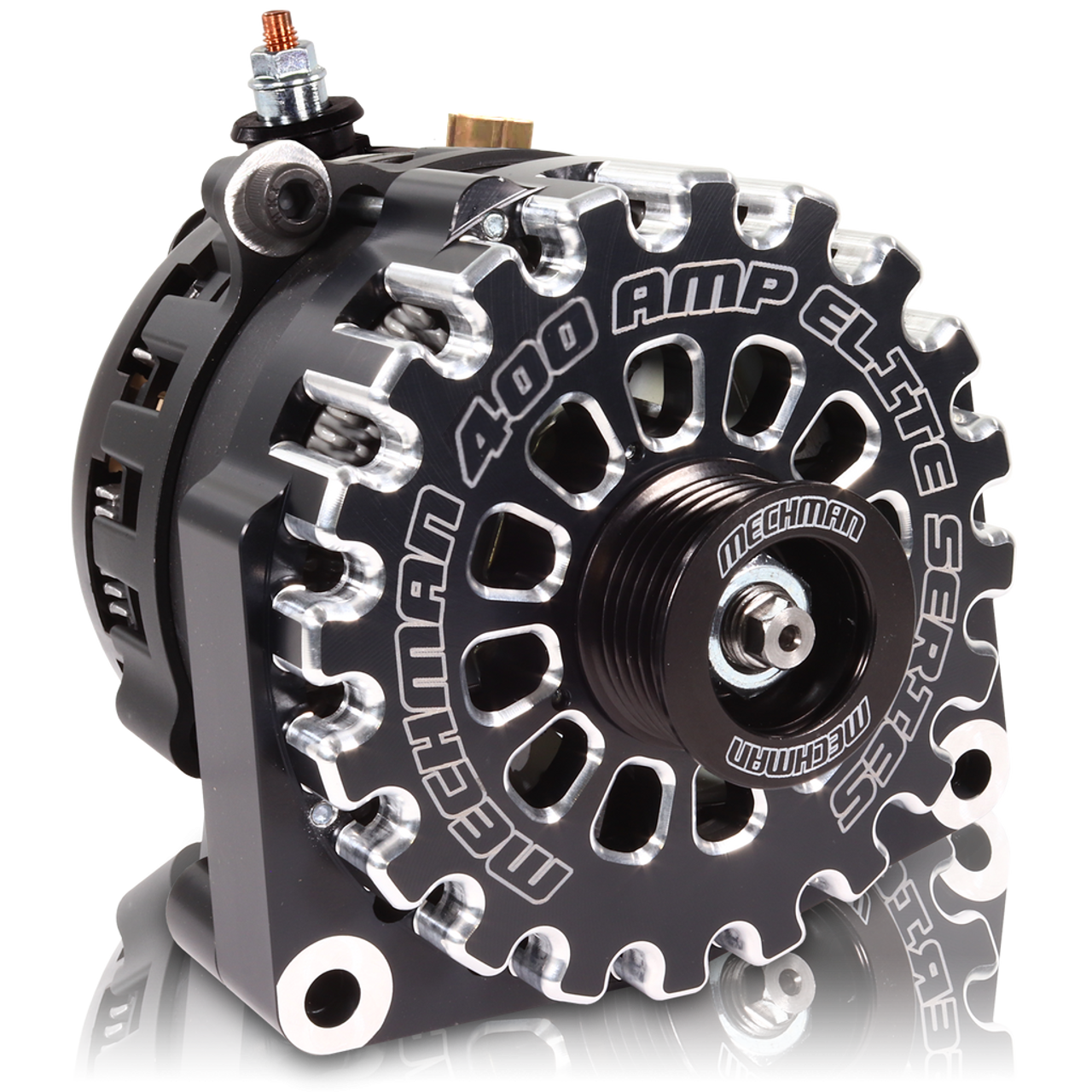Mechman Competition Large Case 400 Amp Alternator for GM Truck 1996 - 2025