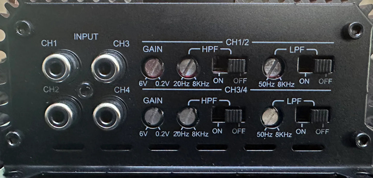 Ruthless Audio 1200.4M Micro Amplifier 4 Channel