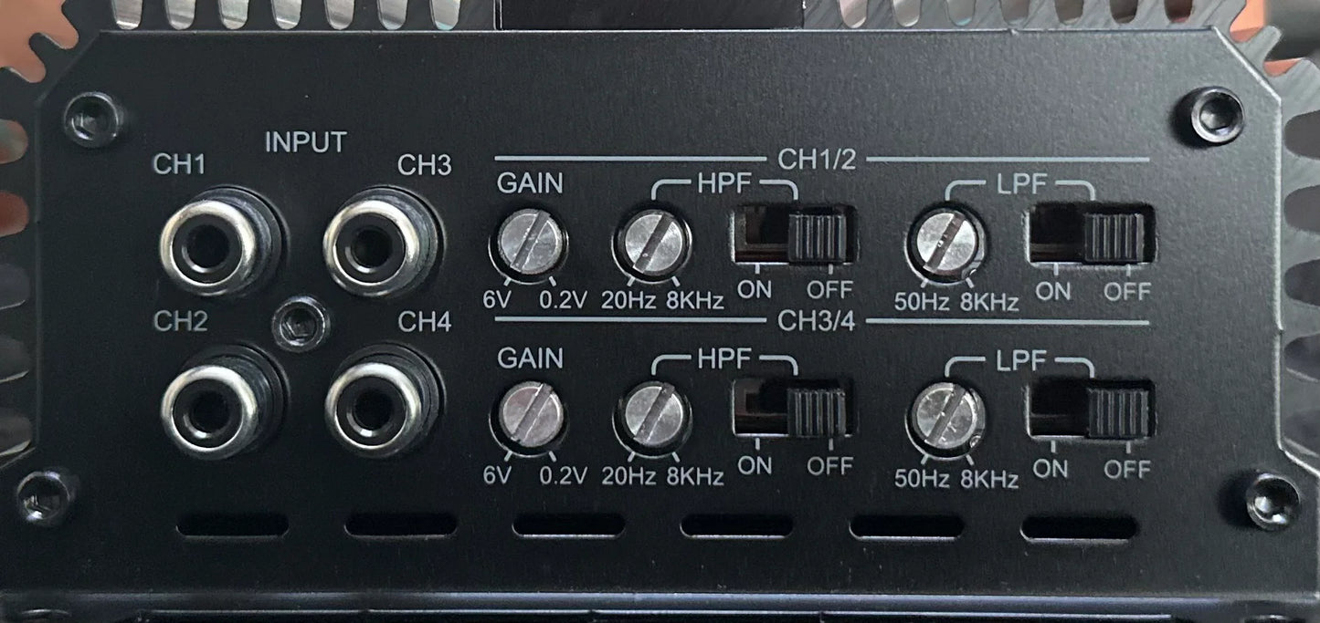 Ruthless Audio 400.4M Micro Amplifier 4 Channel