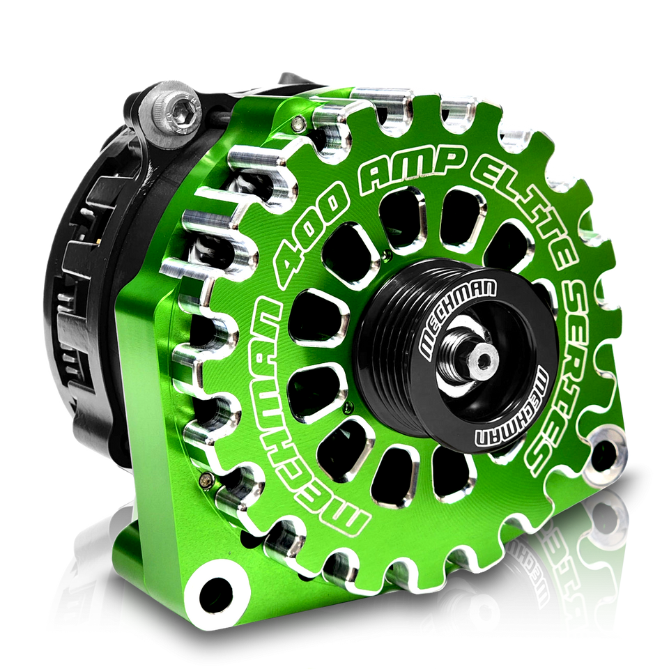 Astro Van 1996-2005 Large Case Billet Alternator E Series 400 Amp Green
