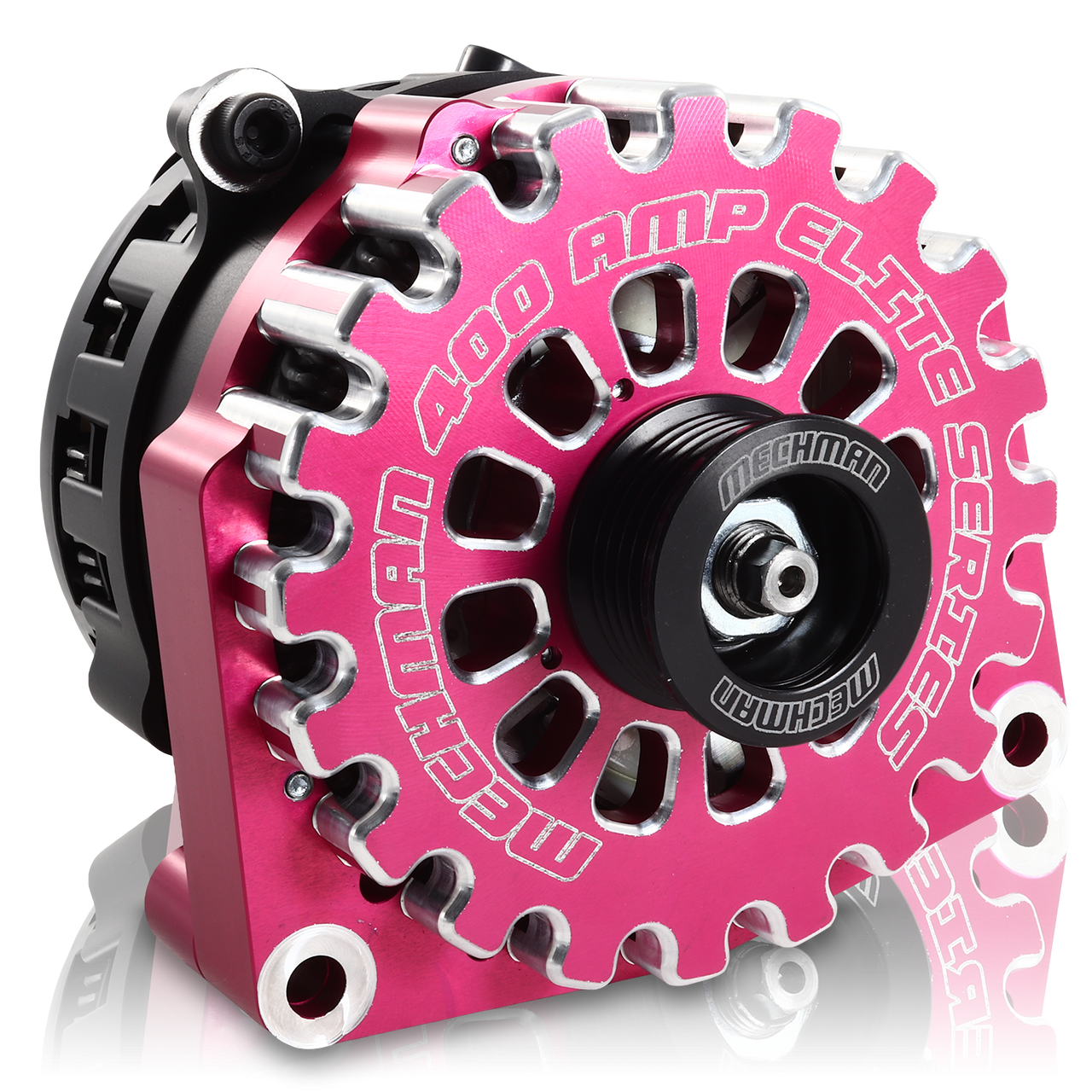 Astro Van 1996-2005 Large Case Billet Alternator E Series 400 Amp Pink