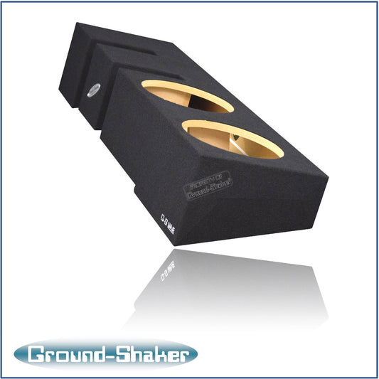 BLACK 10" DUAL SEALED SUB BOX, FITS 01-03 FORD F-150 CREW-CAB