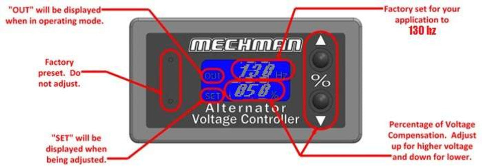 Mechman MM-VC4 For most Ford 6G based 3 pin RVC voltage controller