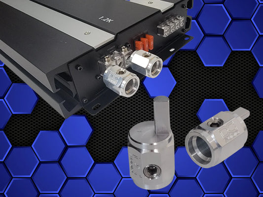 DC Audio 1/0 to 4awg Wire Reducers for Amplifiers Aluminum