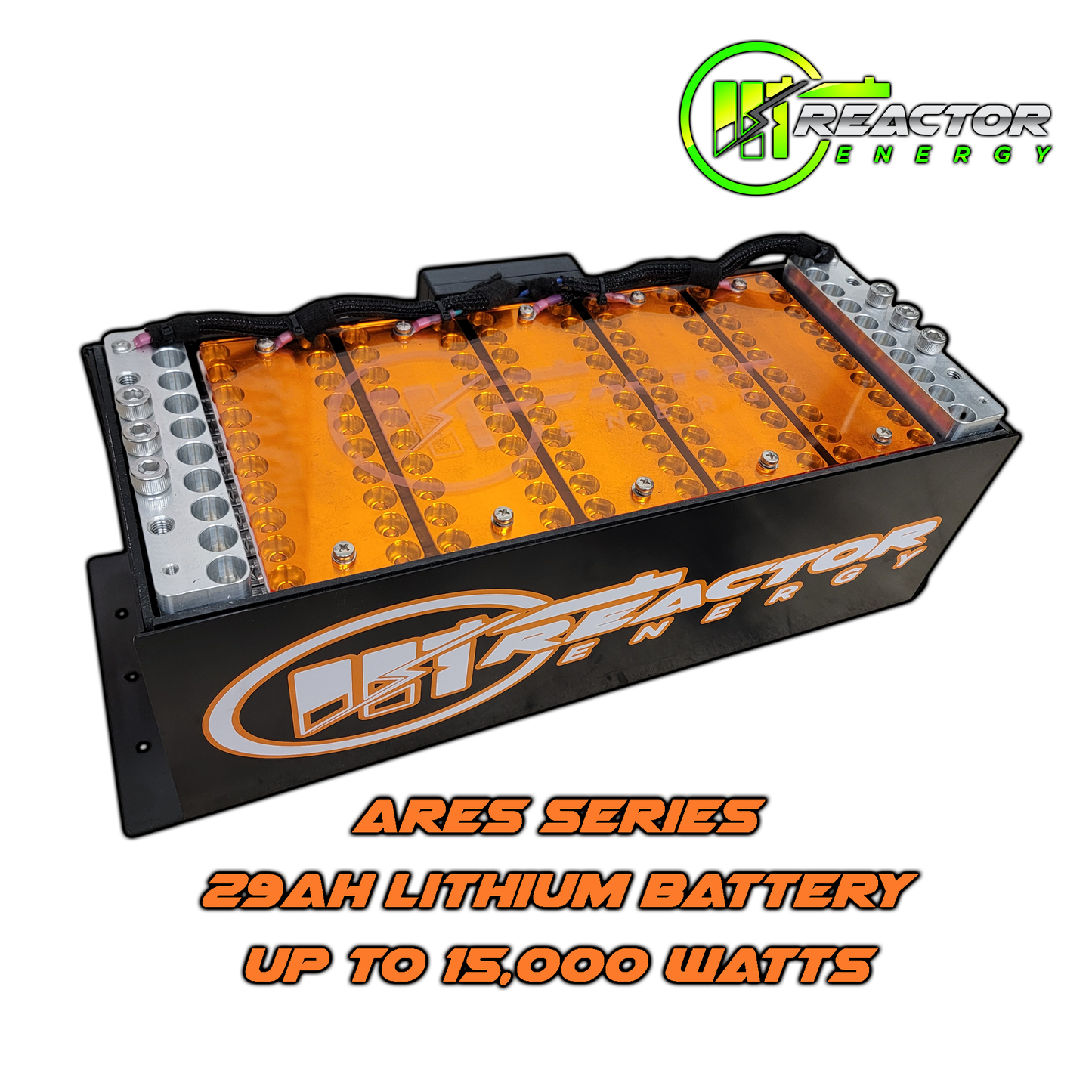 15,000 WATT Lithium Power Bank Battery ORANGE