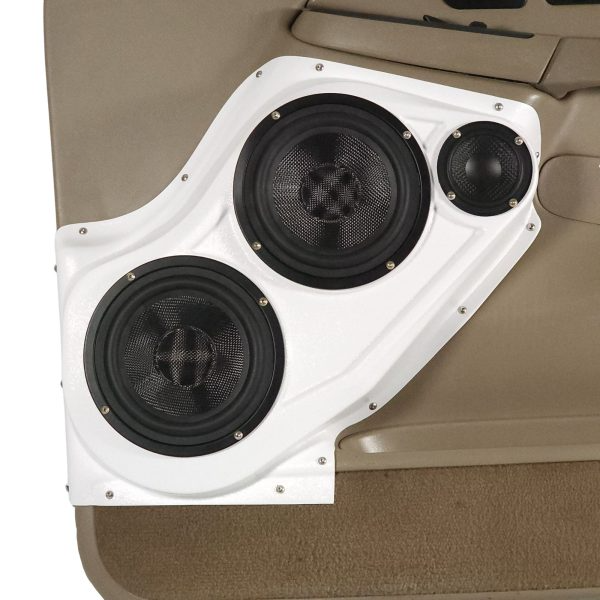 Dual 6.5″ and Single 3.5″ Speaker Pods for the Front Door of a 00-06 GM Full Size Truck/SUV