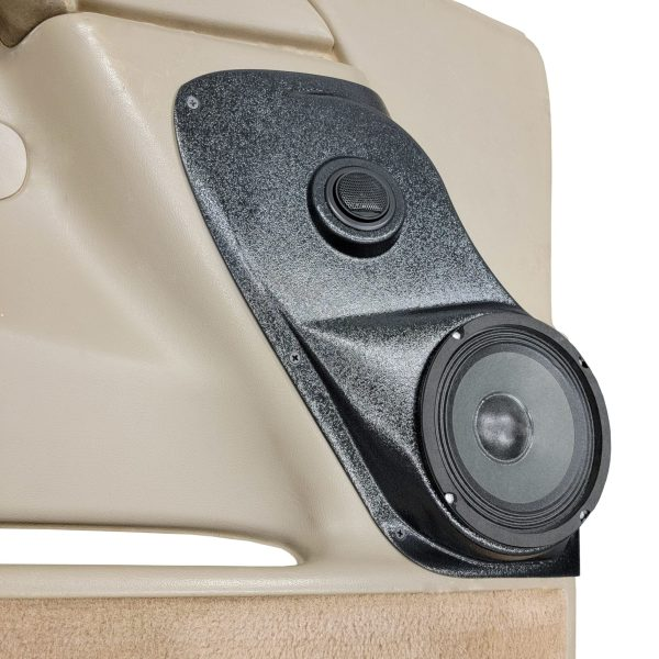 Single 6.5″ and Single Tweeter Speaker Pods for the Front Door of a 00-06 GM Full Size Truck/SUV