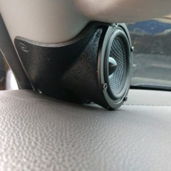 3.5″ A-Pillar Speaker Pods for the 2015-2020 Chevrolet Tahoe & Suburban + GMC Yukon (WITH DRIVER HANDLE)