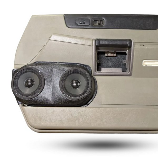 Dual 6.5" Speaker Pods for the Front Door of a 03-07 Hummer H2 SUV