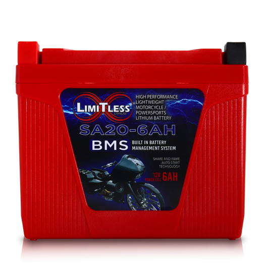 Shake Awake 20 Case 6Ah Smart Motorcycle battery