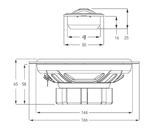 ESB Audio HB1.6K2X 2-Way Speaker System with 12dB Tw. Crossover