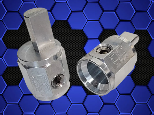 DC Audio 2/0 to 1/0 Wire Reducers for Amplifiers Aluminum