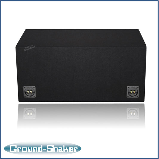 BLACK 12" DUAL BANDPASS SUB BOX