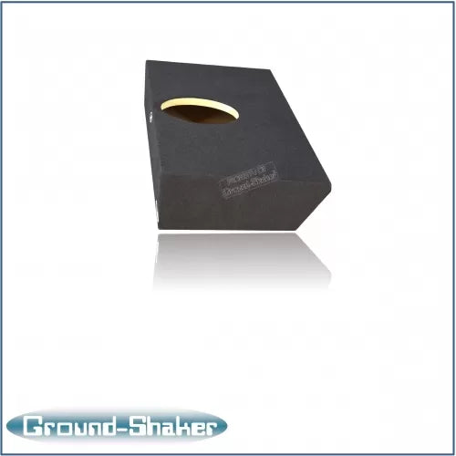 BLACK 8" SINGLE SEALED SUB BOX, FITS CHEVY COLORADO & GMC CANYON CREW-CAB 2004-2012