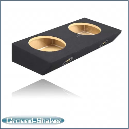 BLACK 10" DUAL SEALED SUB BOX, FITS 04-14 CHEVY COLORADO CREW-CAB