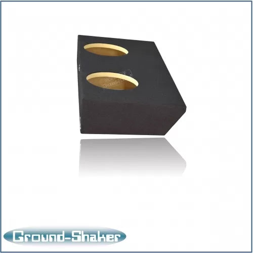 BLACK 8" DUAL SEALED SUB BOX, FITS 04-14 CHEVY COLORADO CREW-CAB