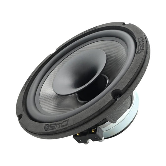 DOWN4SOUND CFX-PROx80H - 8" Carbon Fiber NEO 2-Way Full Range Pro Audio Water Resistant Coaxial Speaker - 200W RMS