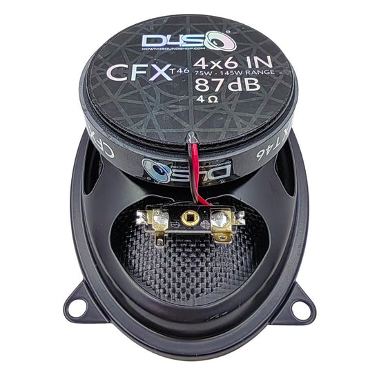 DOWN4SOUND CFXT46 - 4x6 INCH CAR AUDIO SPEAKERS - 145W RMS ( PAIR )