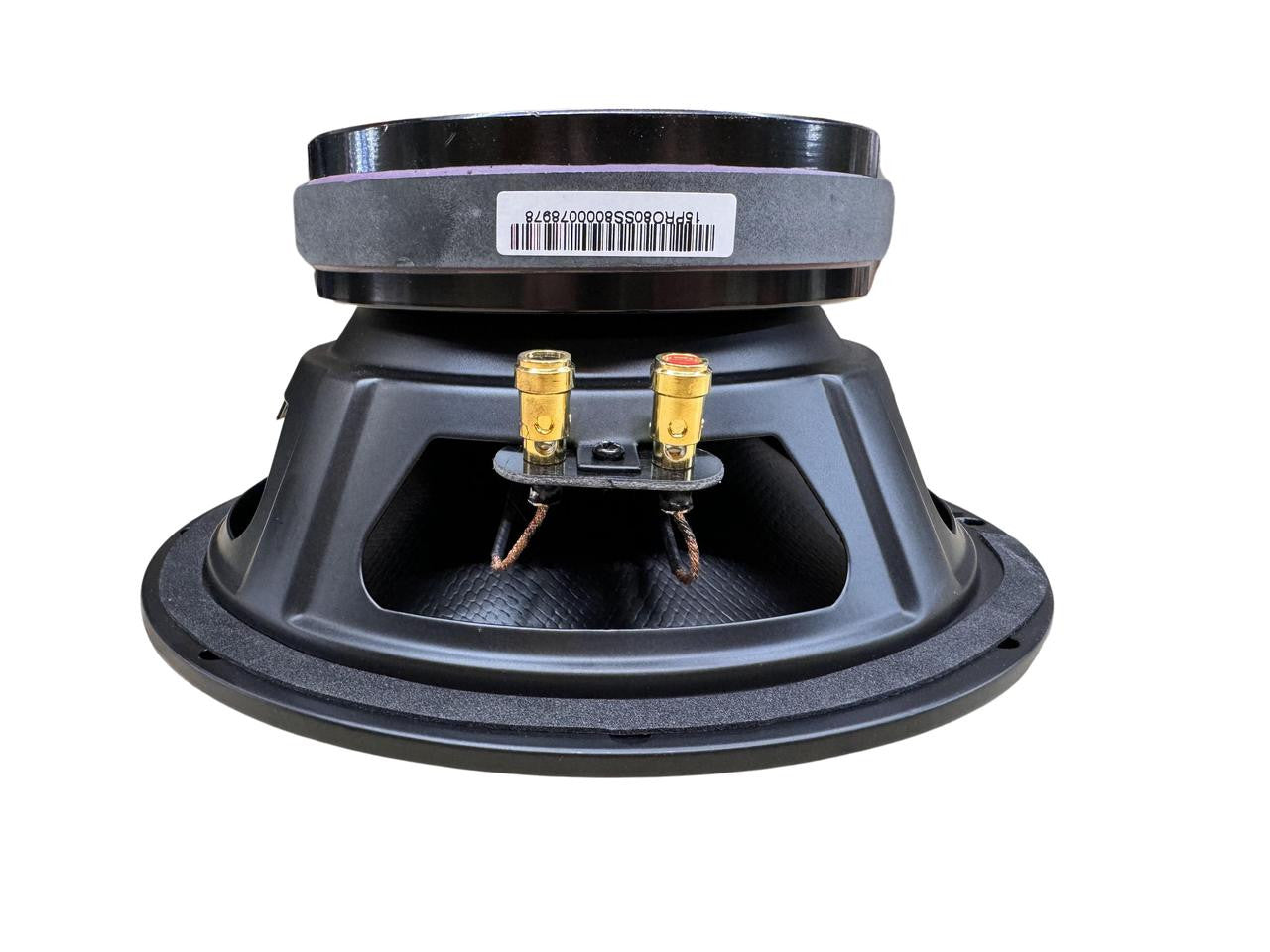 DOWN4SOUND Hexicone PRO 80 SS All SZN - 8" Carbon Fiber Pro Audio Speaker - 275W RMS