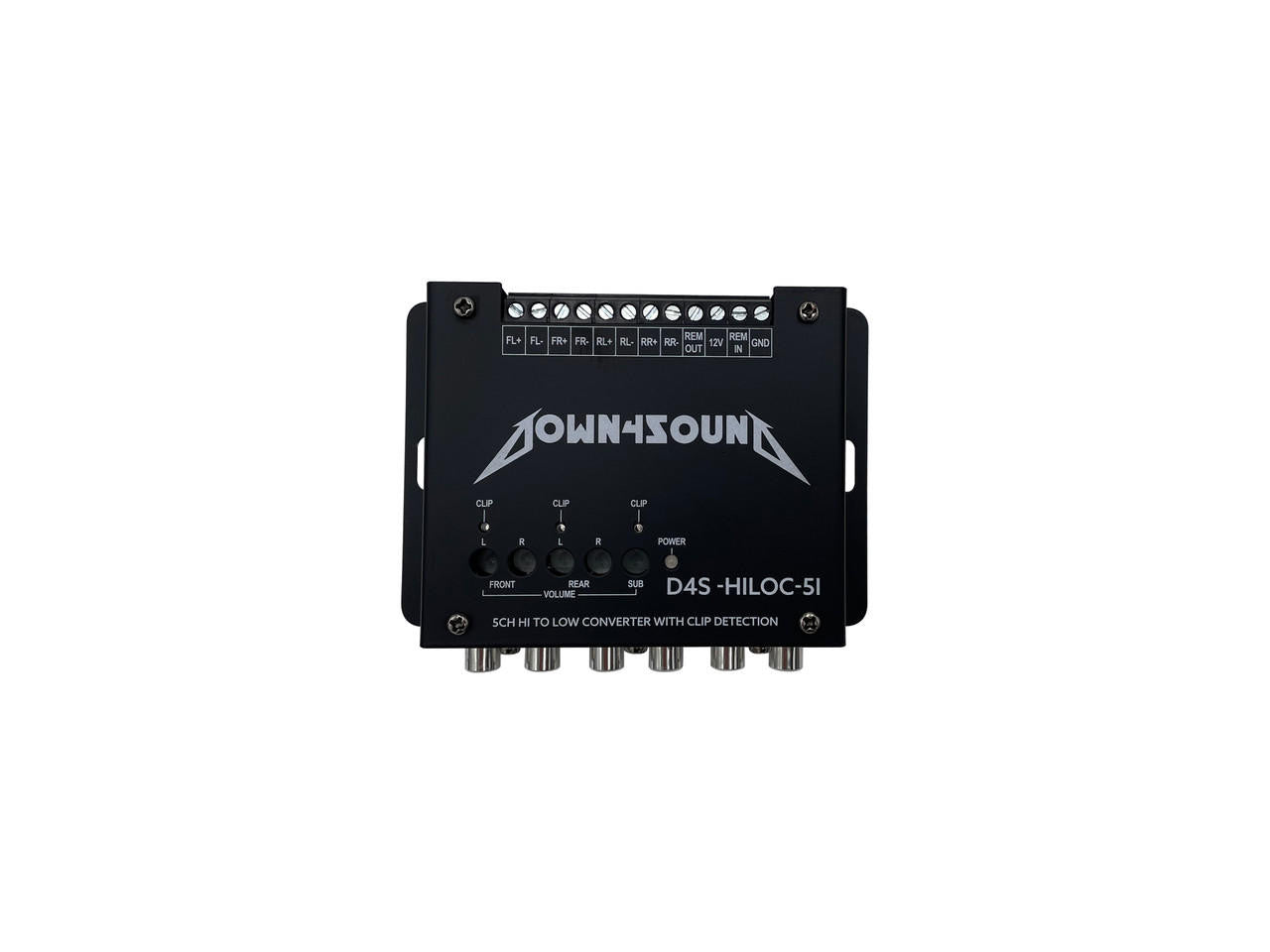 DOWN4SOUND HI LOW 5i - INTELLIGENT CAR AUDIO 5CH LINE OUT WITH CLIP DETECTION