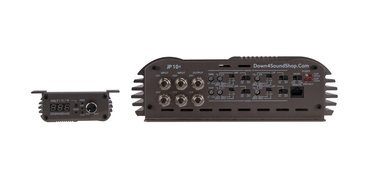 1000x4 6000W RMS 4CH AMPLIFIER JP10.4