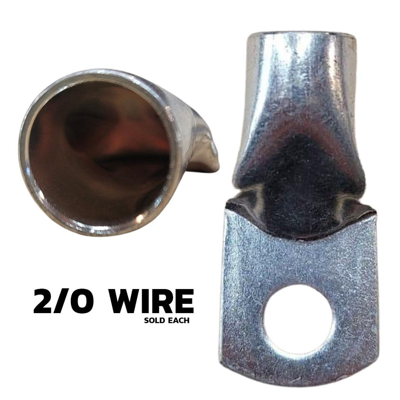 DOWN4SOUND TINNED 2/0 WIRE LUG - EACH