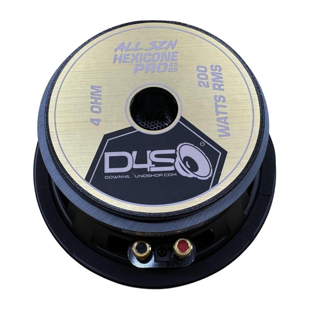 Down4Sound Hexicone PRO 6.5 SS4 All SZN - 6.5" Carbon Fiber Pro Audio Speaker - 200W RMS