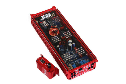 120x4 + 500x1 (MINI MAXX) MM1005 5 channel Amplifier Red