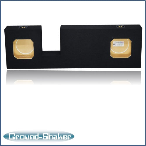 BLACK 8" DUAL SEALED SOLOBARIC SUB BOX, FITS 07-21 TOYOTA TUNDRA DOUBLE-CAB