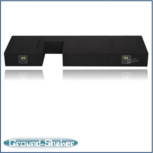 BLACK 8" DUAL SEALED SUB BOX, FITS 07-21 TOYOTA TUNDRA DOUBLE-CAB