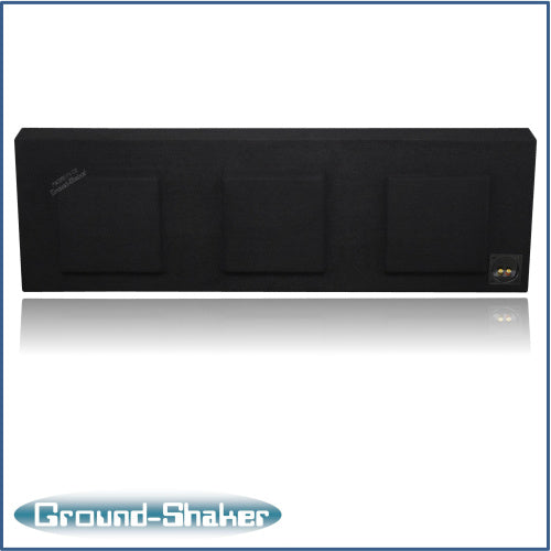 BLACK 10” TRIPLE SEALED SUB BOX, FITS 99-07 FORD F-350 CREW-CAB