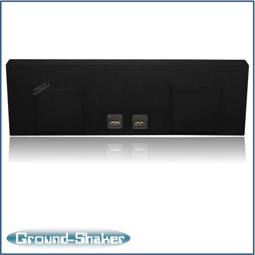 BLACK 12” DUAL SEALED L7T SUB BOX, FITS 99-07 FORD F-350 CREW-CAB