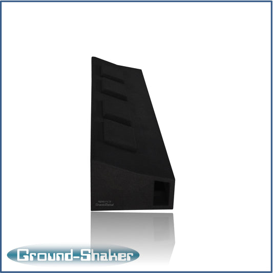 BLACK QUAD 8" PORTED SUB BOX, FITS 09-25 FORD F-150 CREW-CAB