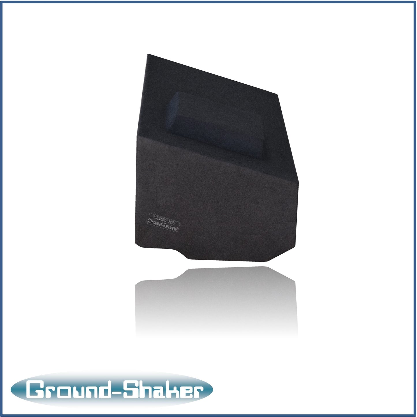 BLACK 12" SINGLE SEALED SUB BOX, FITS 07-18 CHEVY SILVERADO EXTENDED CAB