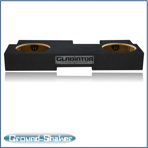 BLACK 12" DUAL SEALED SUB BOX, FITS 19-24 JEEP GLADIATOR