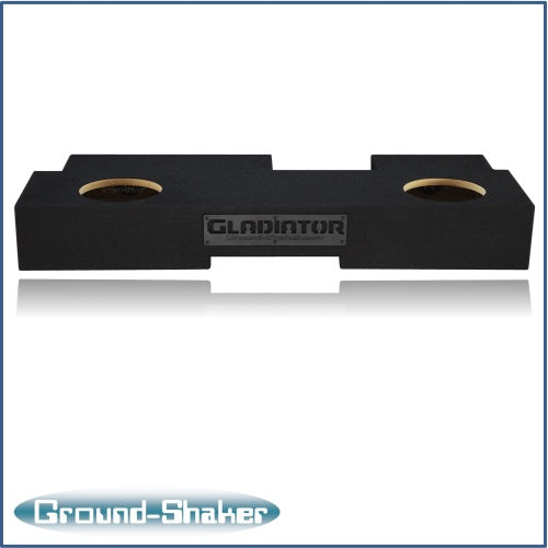 BLACK 8" DUAL SEALED SUB BOX, FITS 19-24 JEEP GLADIATOR
