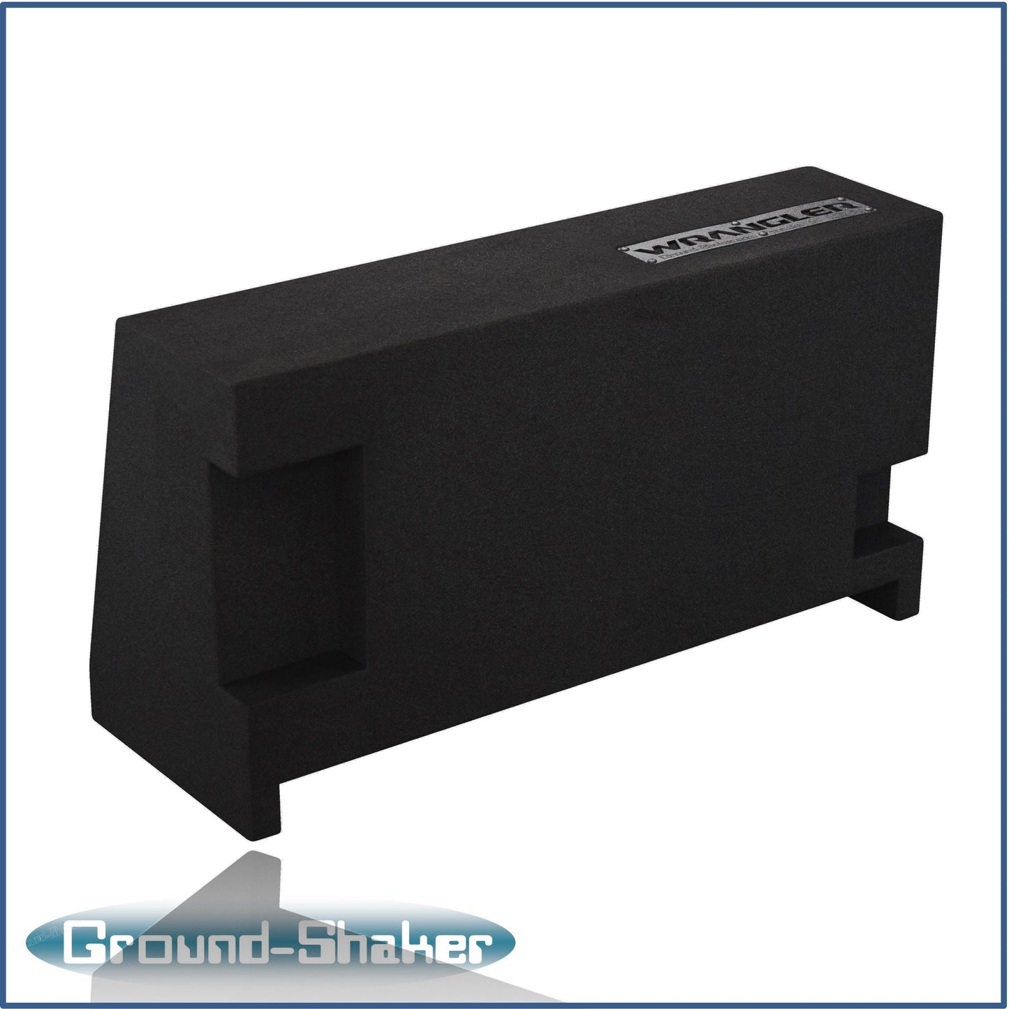 BLACK 10" DUAL SEALED SUB BOX, FITS 87-16 JEEP WRANGLER