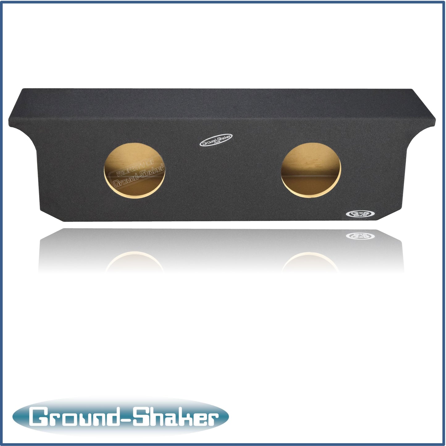 BLACK 8" DUAL SEALED SUB BOX, FITS 07-22 JEEP WRANGLER 4-DOOR