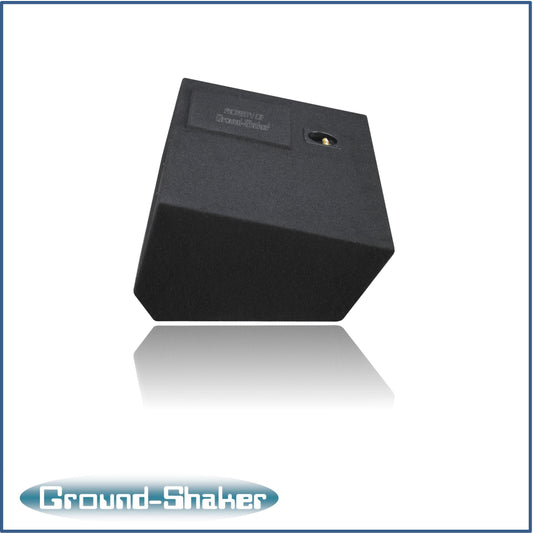 BLACK 12" L7T SINGLE SEALED SUB BOX, FITS 19-26 GMC SIERRA DOUBLE & CREW-CAB