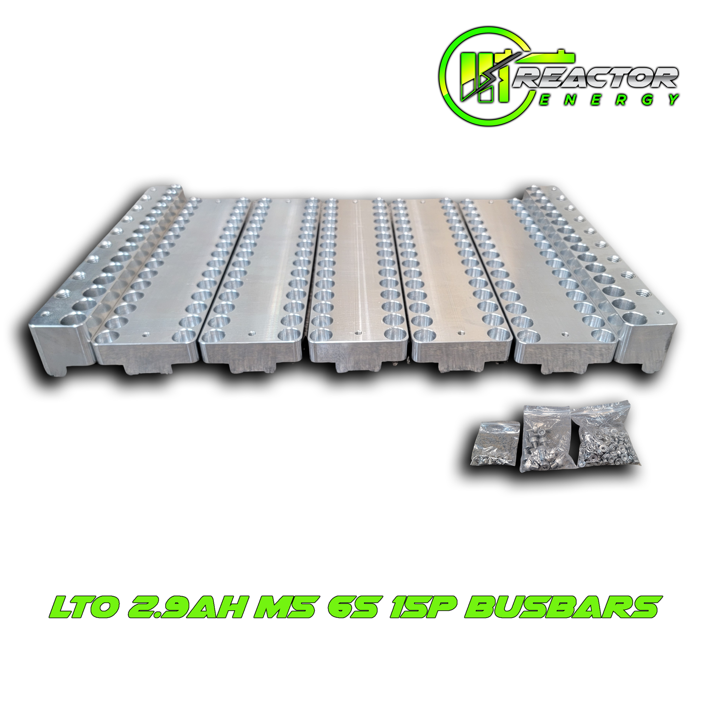 Reactor 43.5 LTO 2.9Ah 6s 15P Busbars kit with M5 hardware